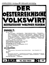 Der österreichische Volkswirt