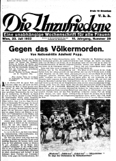 Die Unzufriedene