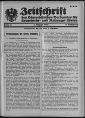 Zeitschrift d. Österr. Reichs-Verbandes f. Feuerwehr- und Rettungswesen