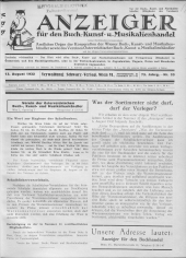 Oesterreichische Buchhändler-Correspondenz