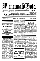 Wienerwald-Bote