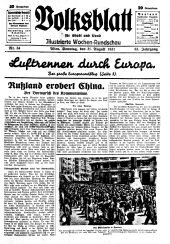 Volksblatt für Stadt und Land