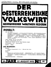 Der österreichische Volkswirt