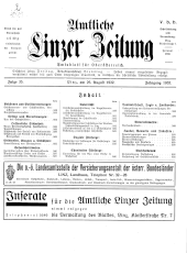 Amtliche Linzer Zeitung