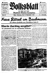 Volksblatt für Stadt und Land