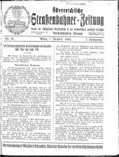 Österreichische Straßenbahner-Zeitung