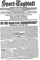 (Wiener) Sporttagblatt