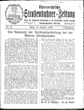 Österreichische Straßenbahner-Zeitung