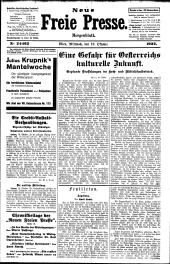Neue Freie Presse