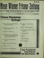 Neue Wiener Friseur-Zeitung