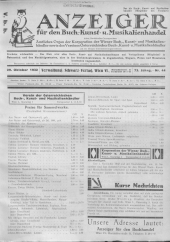 Oesterreichische Buchhändler-Correspondenz