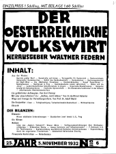 Der österreichische Volkswirt