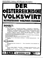 Der österreichische Volkswirt