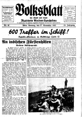 Volksblatt für Stadt und Land