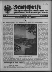 Zeitschrift d. Österr. Reichs-Verbandes f. Feuerwehr- und Rettungswesen