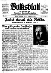 Volksblatt für Stadt und Land