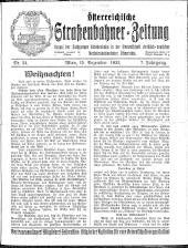 Österreichische Straßenbahner-Zeitung