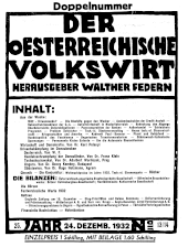 Der österreichische Volkswirt