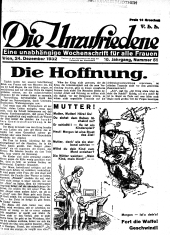 Die Unzufriedene