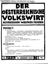 Der österreichische Volkswirt