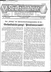 Der Straßenbahner