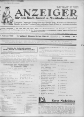 Oesterreichische Buchhändler-Correspondenz