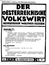 Der österreichische Volkswirt