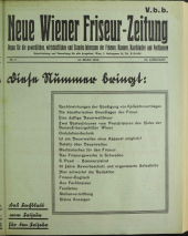 Neue Wiener Friseur-Zeitung