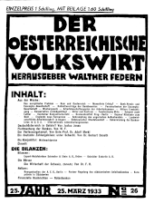 Der österreichische Volkswirt