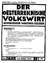 Der österreichische Volkswirt