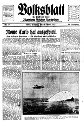 Volksblatt für Stadt und Land