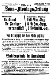 Wiener Sonn- und Montags-Zeitung