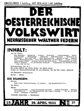 Der österreichische Volkswirt