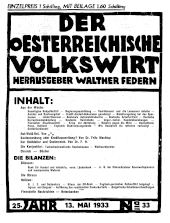 Der österreichische Volkswirt