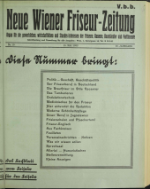 Neue Wiener Friseur-Zeitung