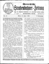 Österreichische Straßenbahner-Zeitung