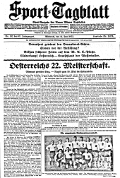 (Wiener) Sporttagblatt