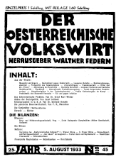 Der österreichische Volkswirt