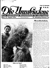 Die Unzufriedene