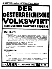 Der österreichische Volkswirt