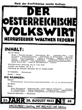 Der österreichische Volkswirt