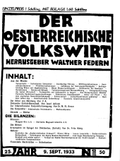 Der österreichische Volkswirt