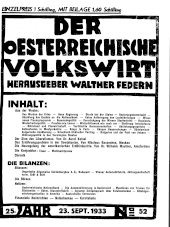 Der österreichische Volkswirt