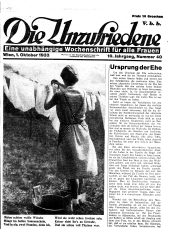 Die Unzufriedene