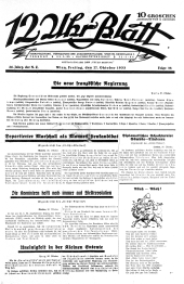 12 Uhr Blatt