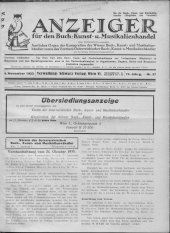 Oesterreichische Buchhändler-Correspondenz