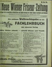 Neue Wiener Friseur-Zeitung