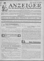 Oesterreichische Buchhändler-Correspondenz