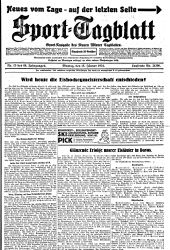 (Wiener) Sporttagblatt