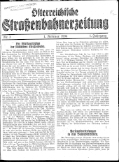 Österreichische Straßenbahnerzeitung